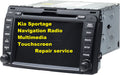 Kia Sportage Navigation Radio Multimedia Touchscreen Or Fuse Blow Repair Service