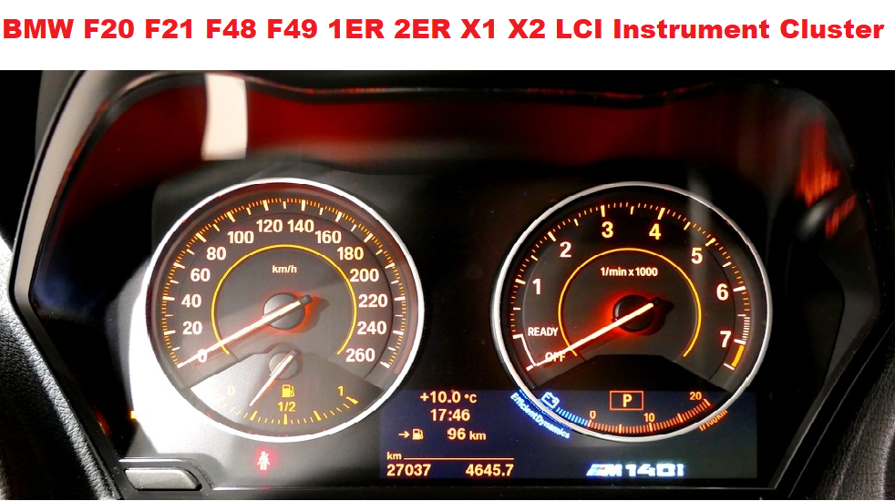 BMW F20 F21 F48 F30 F49 1ER 2ER X1 X2 LCI Instrument Cluster Repair Service