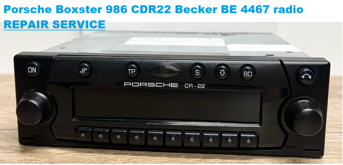 Becker Indianapolis BE7950 Radio player Mercedes Porsche Ferrari REPAIR SERVICE