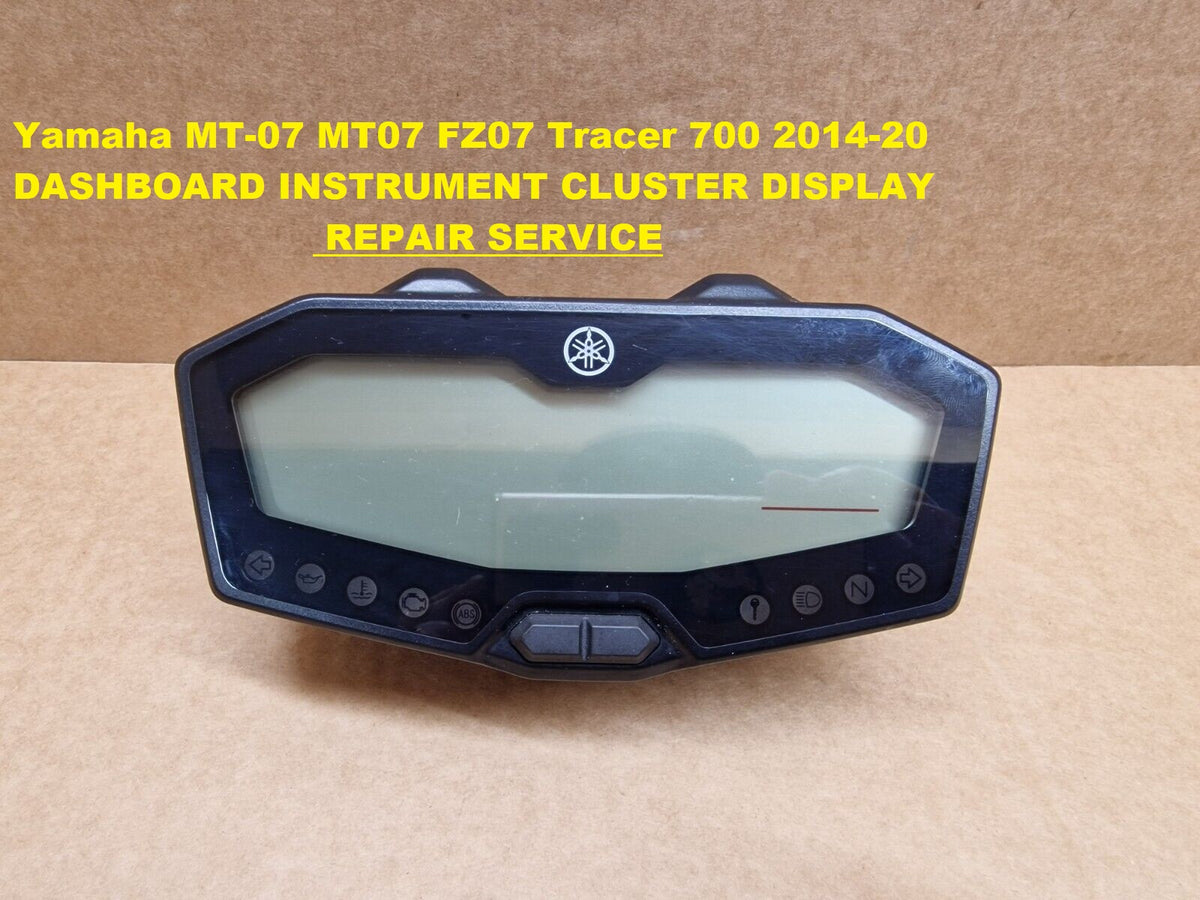 Yamaha MT-07 MT07 FZ07 Tracer 700 2014-20 dashboard Clock Repair Service