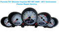 Porsche 911 Boxster Cayman987 997 UPTO 2011 Instrument Cluster REPAIR SERVICE
