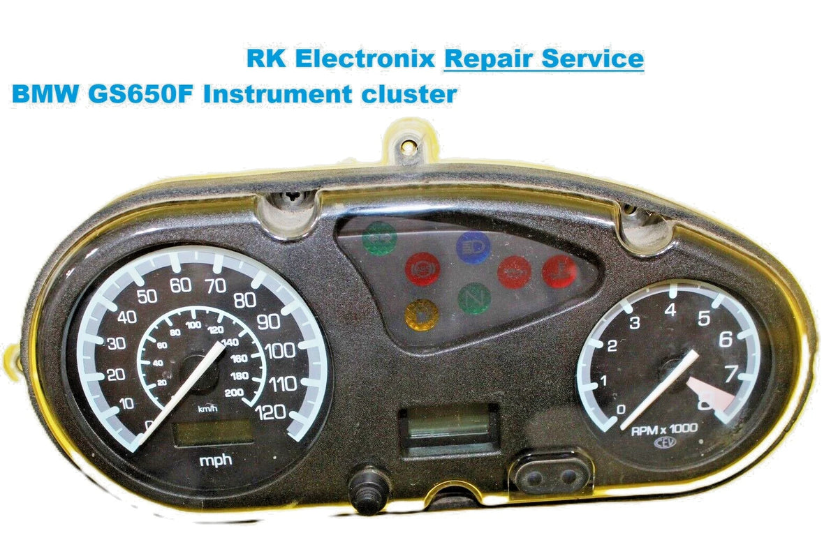 BMW Motorcycles G650GS R131 Clock Dashboard Instrument Cluster Repair Service
