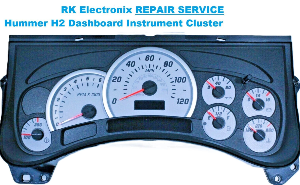 Hummer H2 Dashboard Instrument Cluster Repair Service