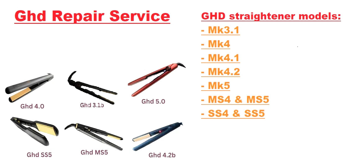 GHD Hair Straighteners Fix Broken REPAIR SERVICE