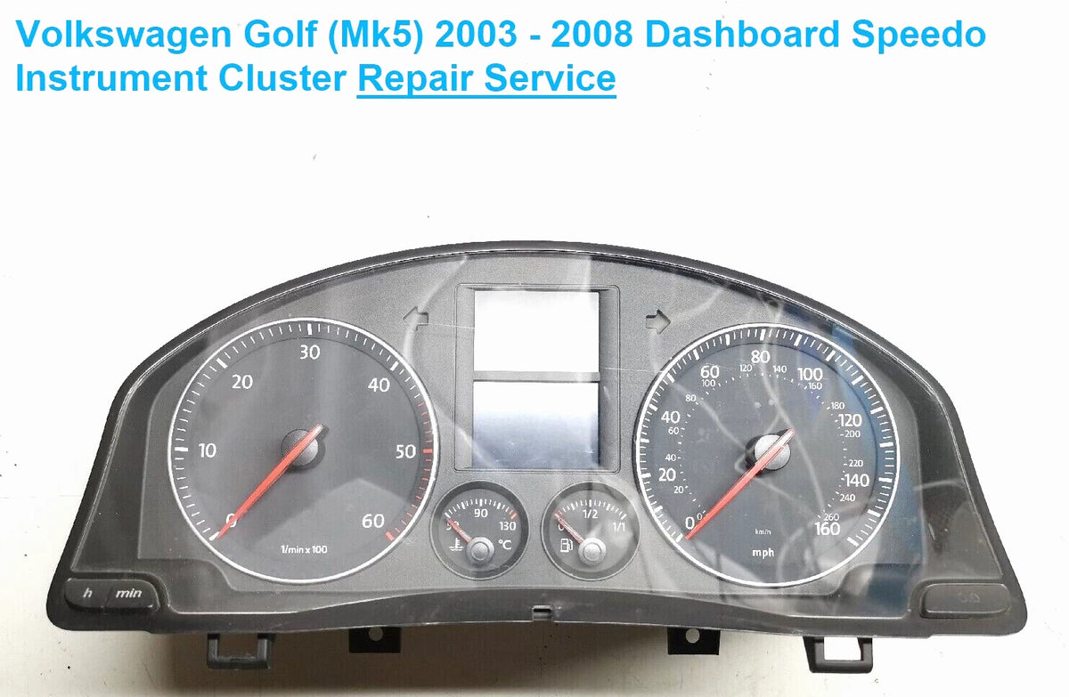 Volkswagen VW Tiguan Touran Golf Mk5 Dashboard Instrument Cluster Repair Service