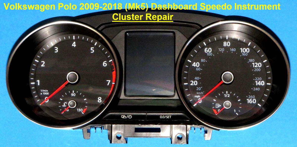 Volkswagen Polo 2009-2018 (Mk5) Dashboard Instrument Cluster Repair Service