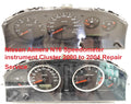 Nissan Almera 2000 to 2004 speedometer Instrument Cluster Repair