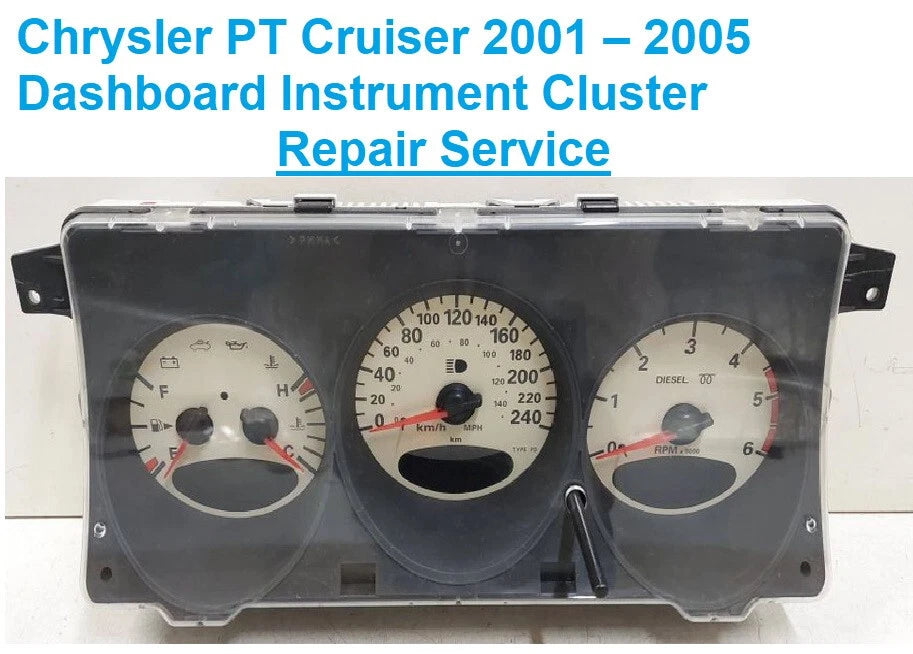 Chrysler PT Cruiser 2001 – 2005 Dashboard Instrument Cluster Repair Service