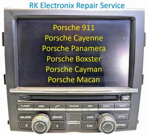 Porsche 911 PCM 3.1 Cayenne Panamera Boxster Cayman Macan Repair Service