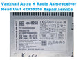 Vauxhall Astra K Sat Nav display Screen Radio 39042448  Repair Service