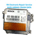 Audi A6 4B C5 Airbag Crash Data 8E0959655 Repair Service