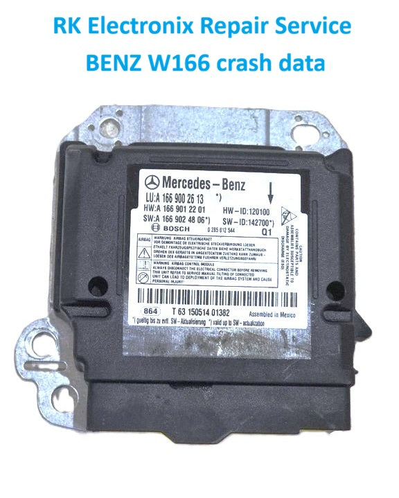 Benz A6 4B C5 Airbag Crash Data A1669002613 Repair Service