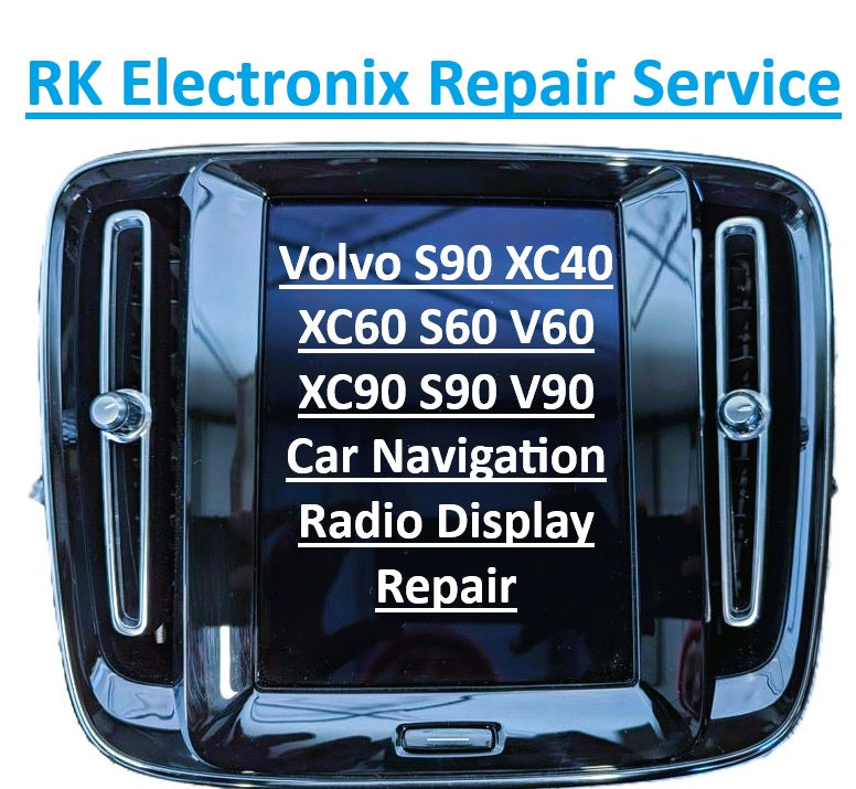Volvo S90 XC40 XC60 S60 V60 XC90 S90 Multimedia SatNav LCD Repair Service