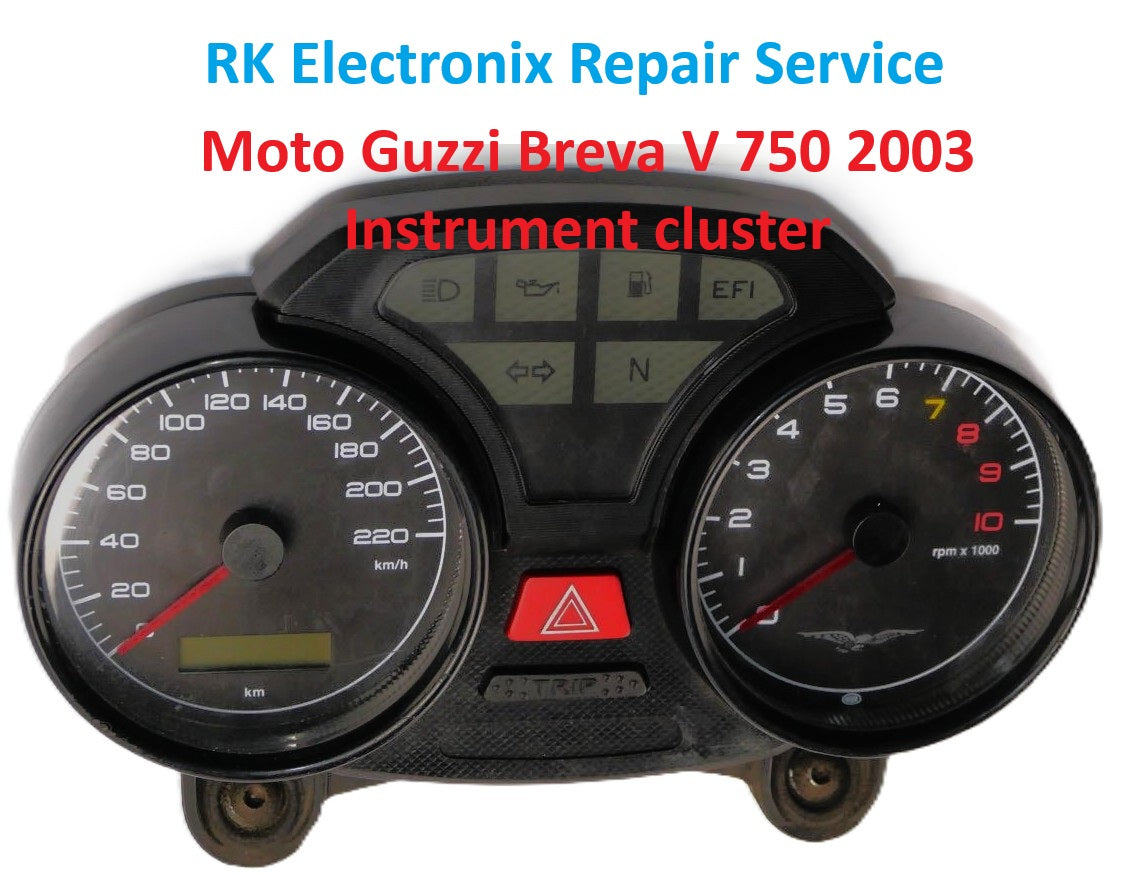 Moto Guzzi Breva V 750 Dashboard clock instrumnet cluster Repair Service