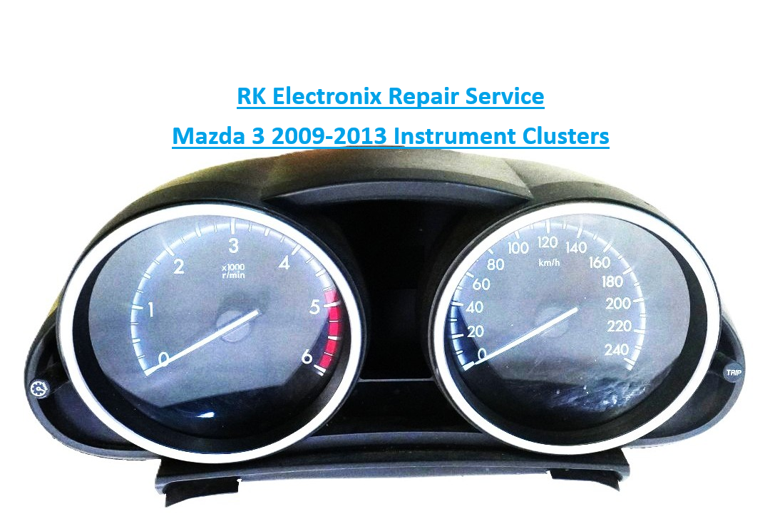 Mazda 3 2009-2013 instrument cluster BGV455430 repair service