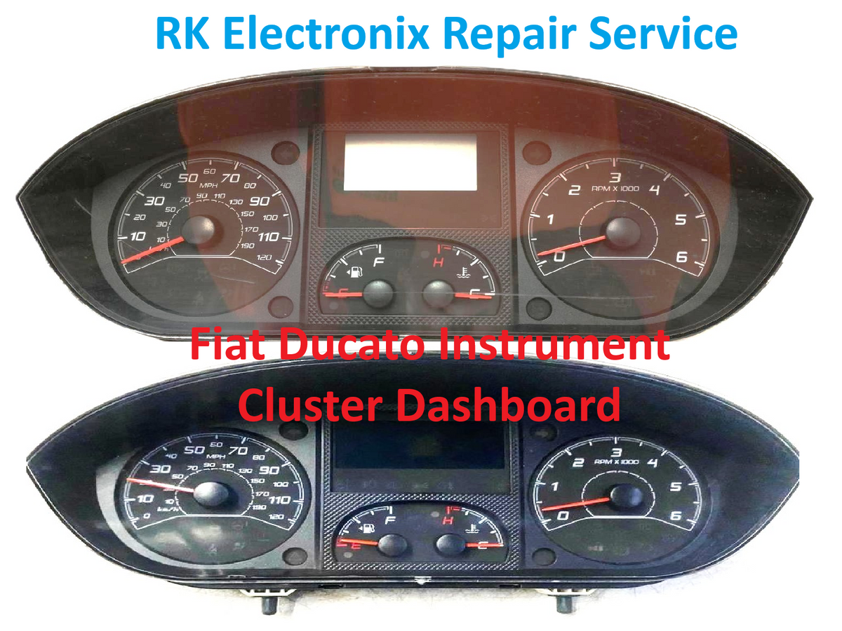 Fiat Ducato Dashboard Clock Instrument cluster Speedometer Repair Service
