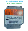 Benz A6 4B C5 Airbag Crash Data A1179003801 Repair Service