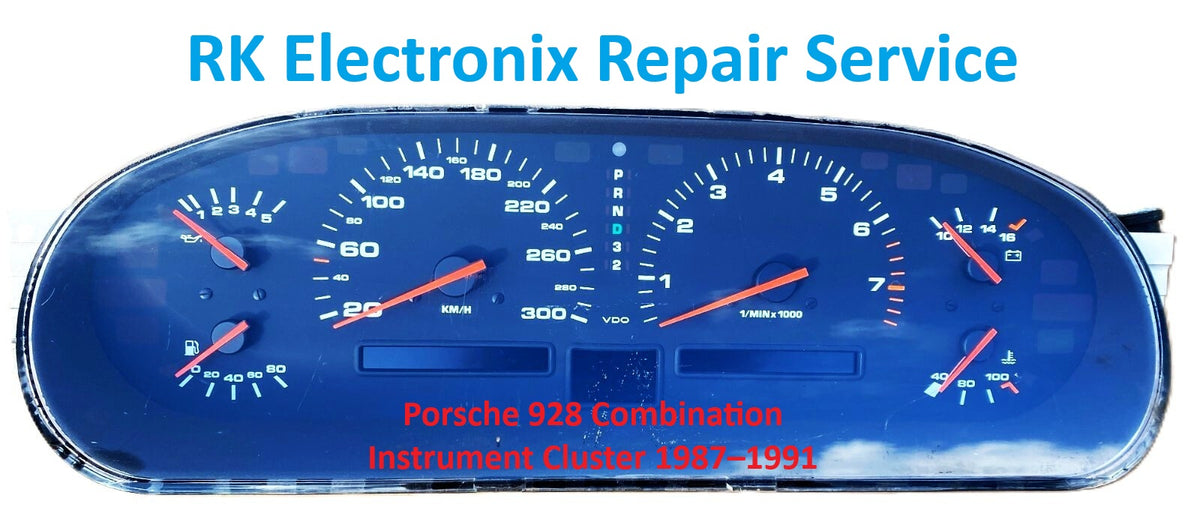 Porsche 928 Instrument Cluster 1987–1992 instrument cluster repair service