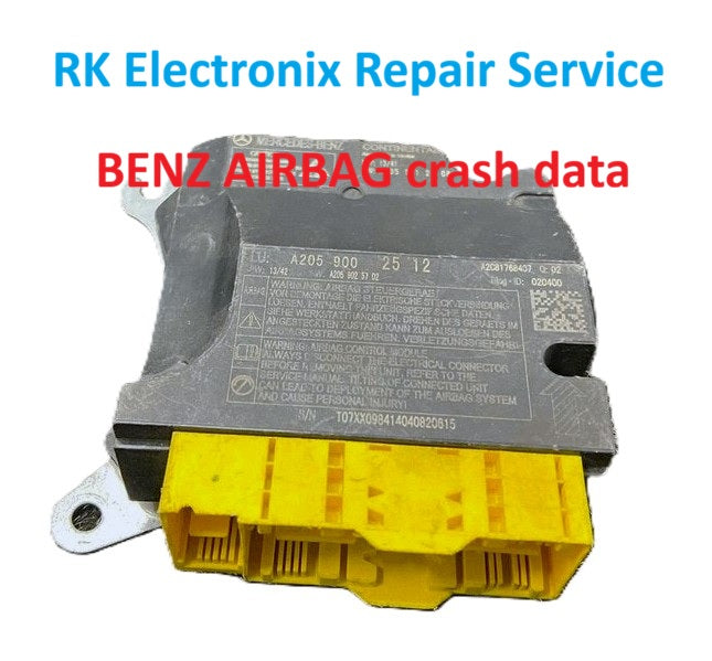 Benz A6 4B C5 Airbag Crash Data A2059002512 Repair Service