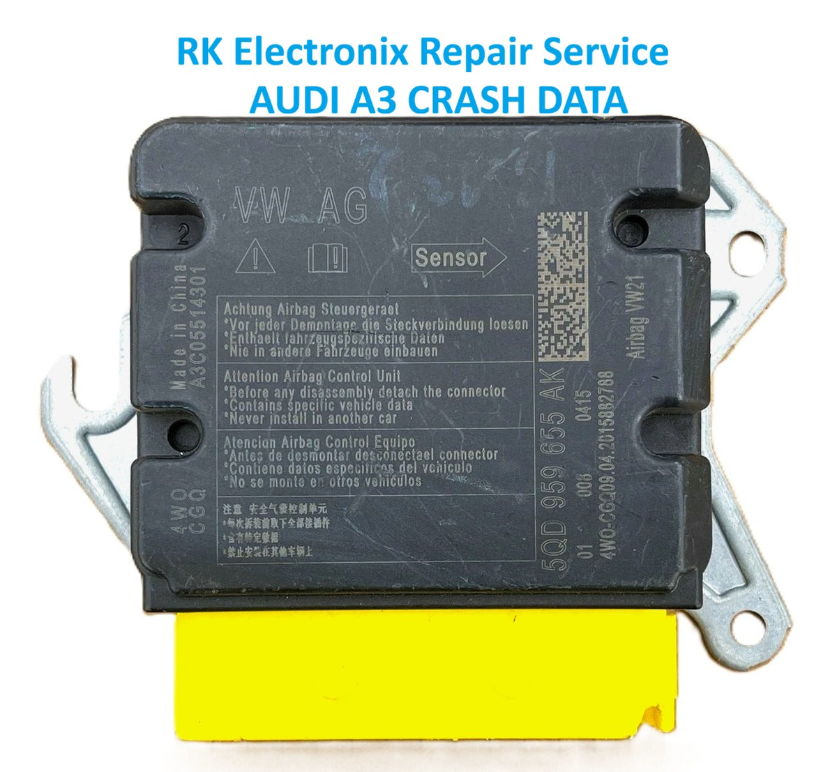 Audi A6 4B C5 Airbag Crash Data 5QD959655 Repair Service