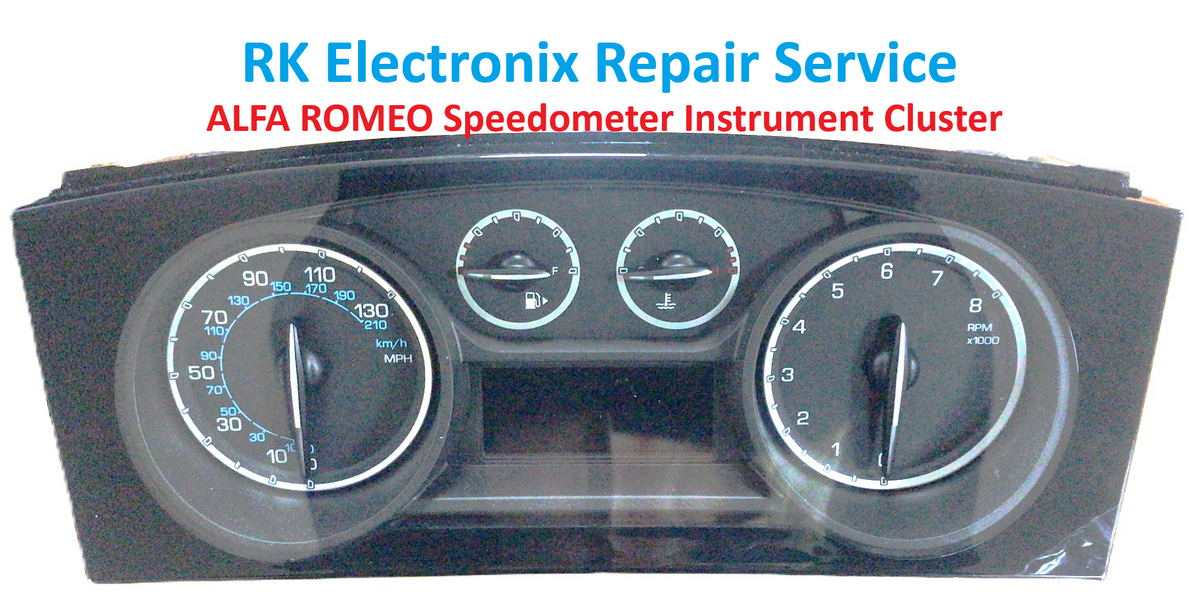 ALFA ROMEO Speedometer Clock Instrument Cluster Repair Service
