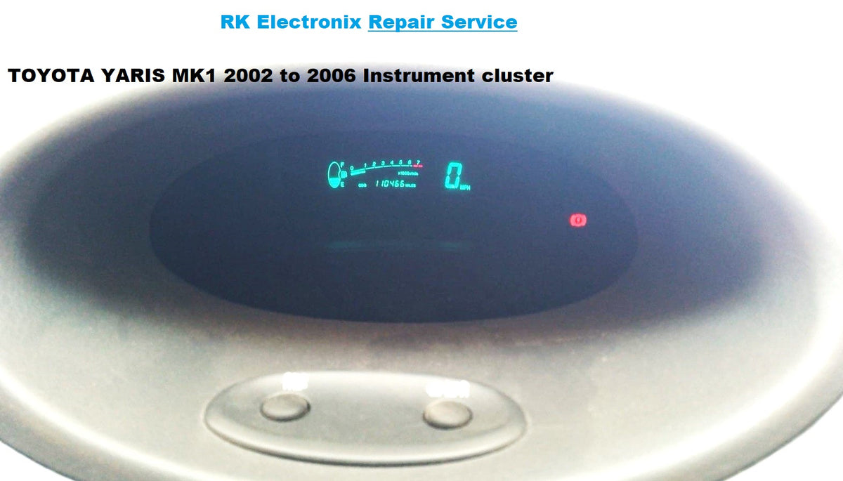 Toyota Yaris MK1 1999 to 2006 Instrument Cluster Repair Service