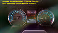 JAGUAR XF INSTRUMENT CLUSTER X250 2008 TO 2015 dashboard Speedo REPAIR SERVICE