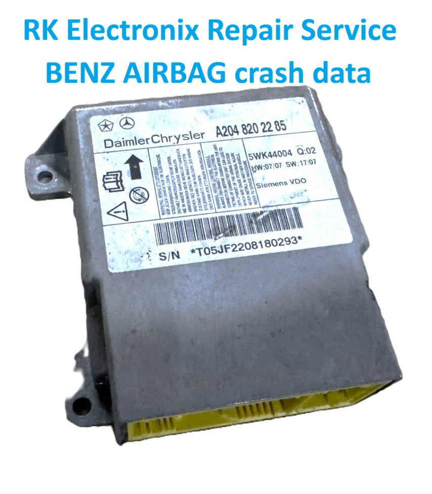 Benz A6 4B C5 Airbag Crash Data A2048202285 Repair Service