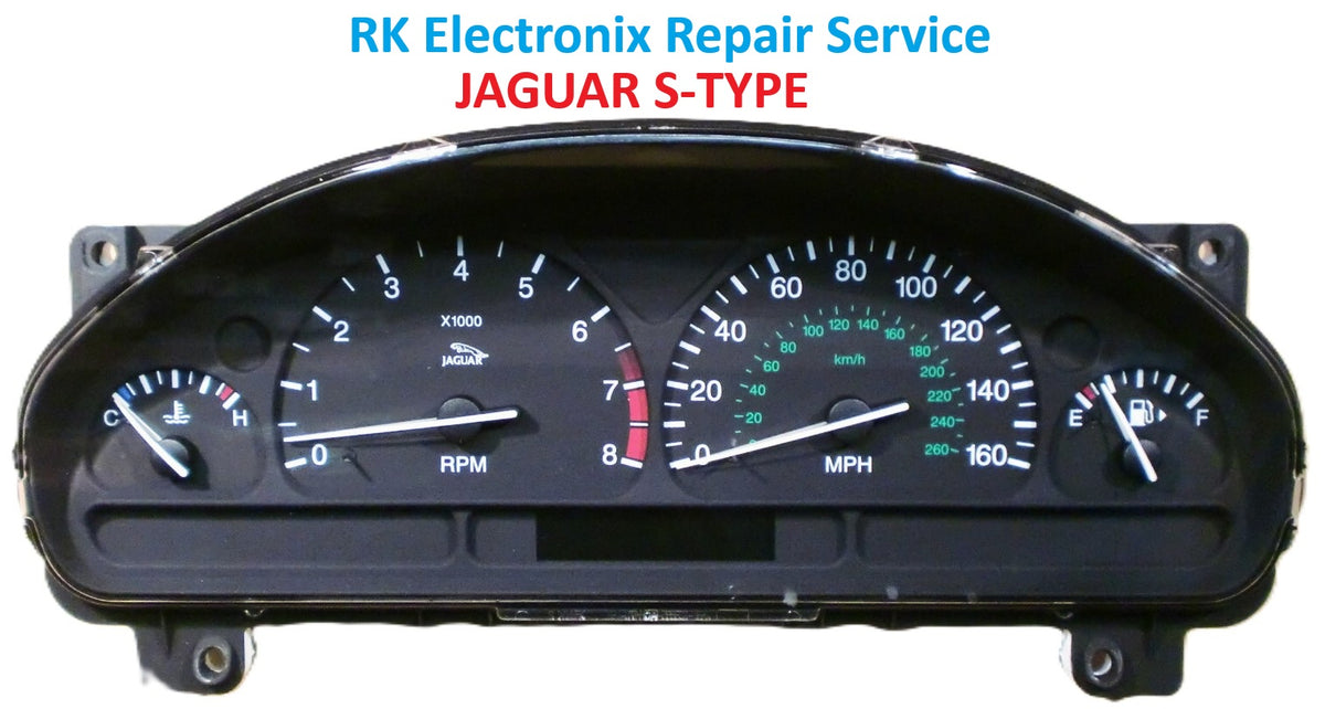 Jaguar S-Type 1998-2004 Instrument Cluster Dashboard Repair Service