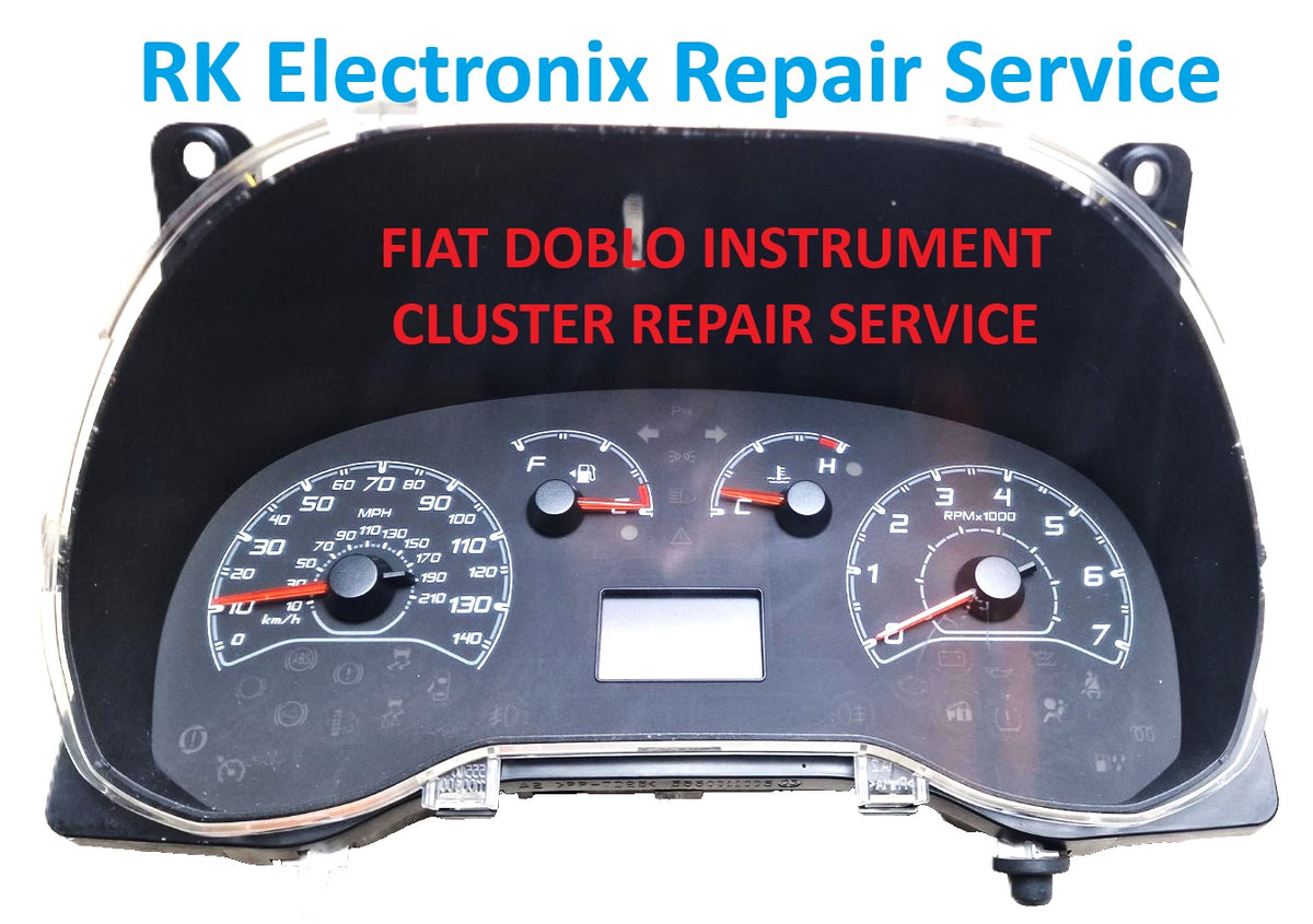 FIAT DOBLO FIORINO INSTRUMENT CLUSTER Speedometer Dashboard REPAIR SERVICE