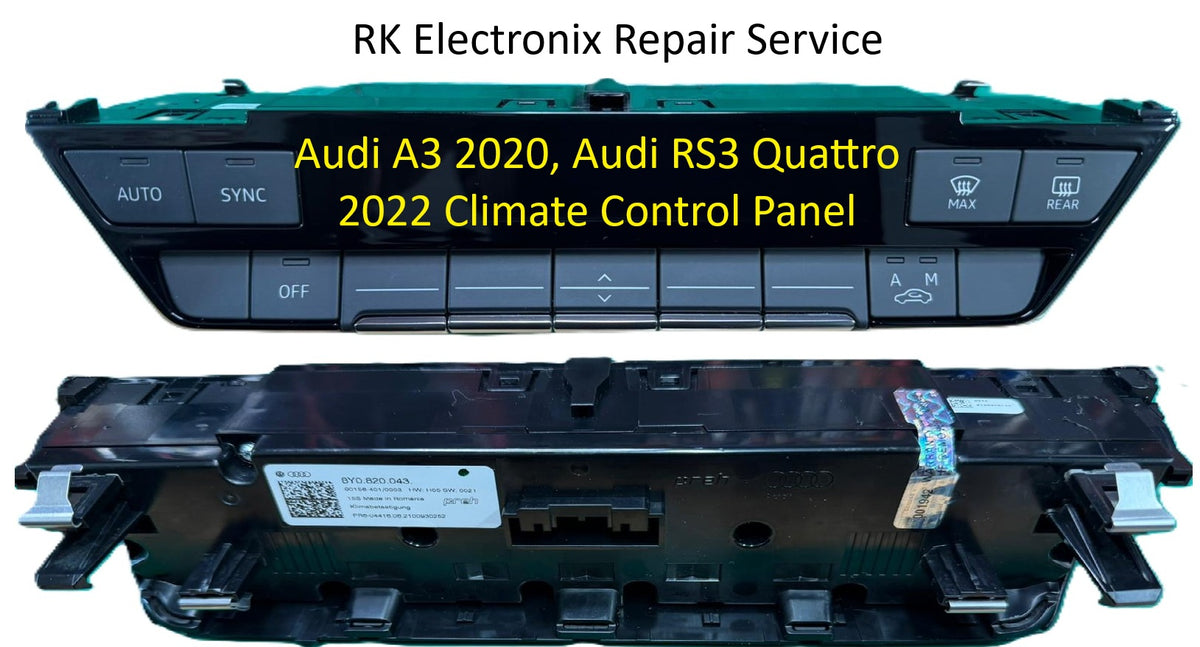 Audi A3 RS3 A3 8Y Q4 Quattro 8Y0820043 Climate Control Panel repair service
