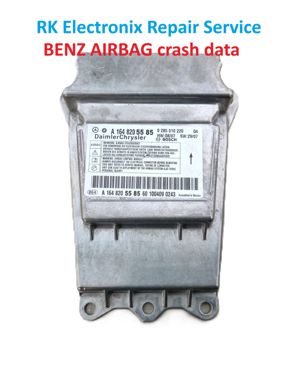 Benz A6 4B C5 Airbag Crash Data A1648205585 Repair Service