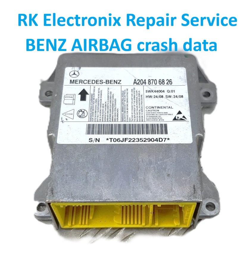 Benz A6 4B C5 Airbag Crash Data A2048706826 Repair Service