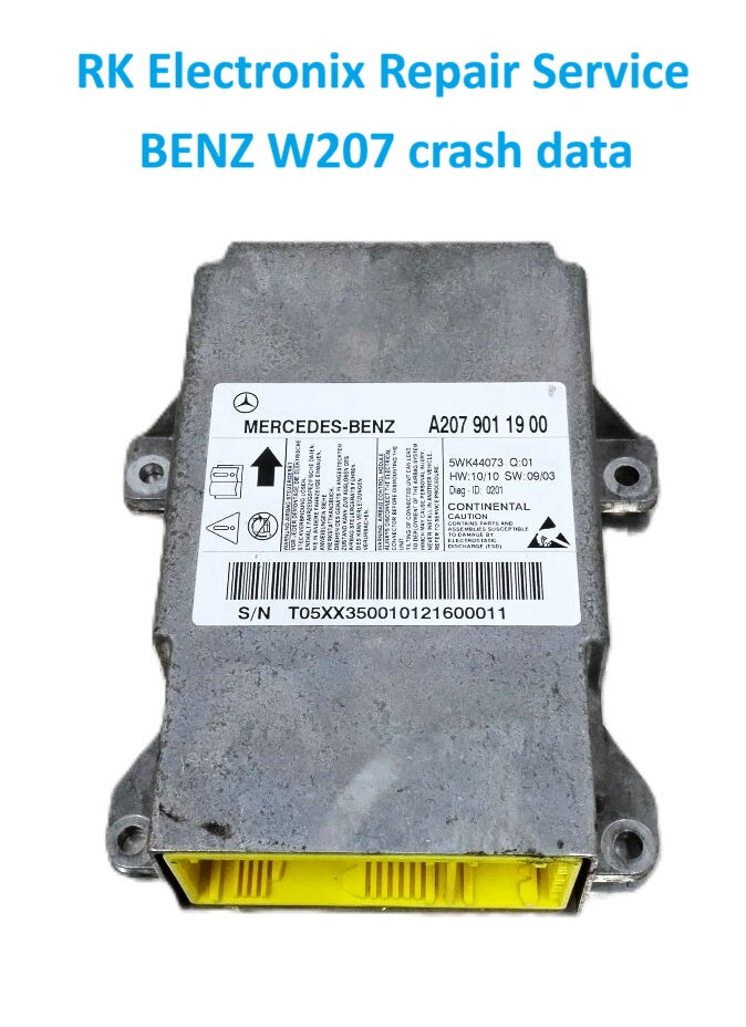 Benz A6 4B C5 Airbag Crash Data A1698204005 Repair Service