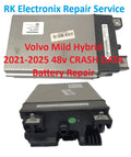 Volvo Mild Hybrid 48v code B1652 B16527-F CRASH DATA Battery Repair Service