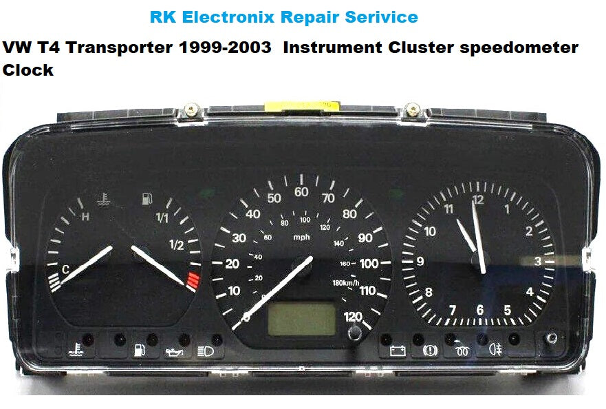 VW T4 Transporter 1999-2003  Instrument Cluster speedometer Clock REPAIR SERVICE
