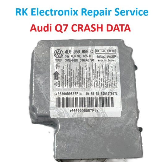 Audi A6 4B C5 Airbag Crash Data 4L0959655 Repair Service