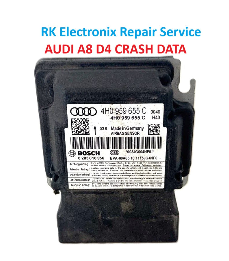 Audi A6 4B C5 Airbag Crash Data 4GD959655 Repair Service