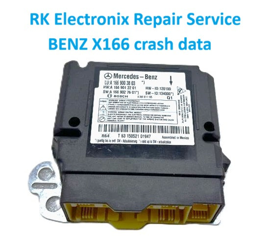Benz A6 4B C5 Airbag Crash Data A1669003803 Repair Service