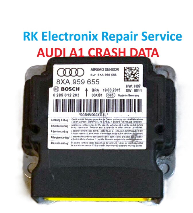 Audi A6 4B C5 Airbag Crash Data 8RD959655 Repair Service