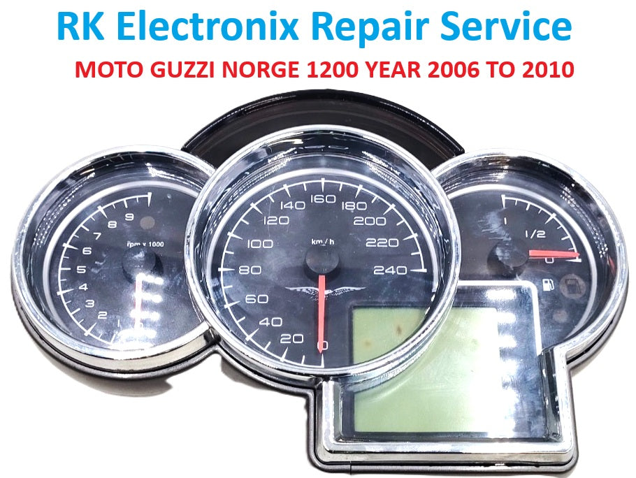 MOTO GUZZI NORGE 1200 YEAR 2006 TO 2010 Clock Instrument Cluster Repair Service