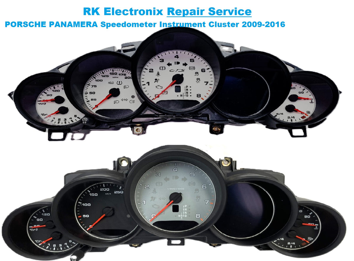 PORSCHE PANAMERA 970 SPEEDOMETER 2010-2018  INSTRUMENT CLUSTER  REPAIR SERVICE