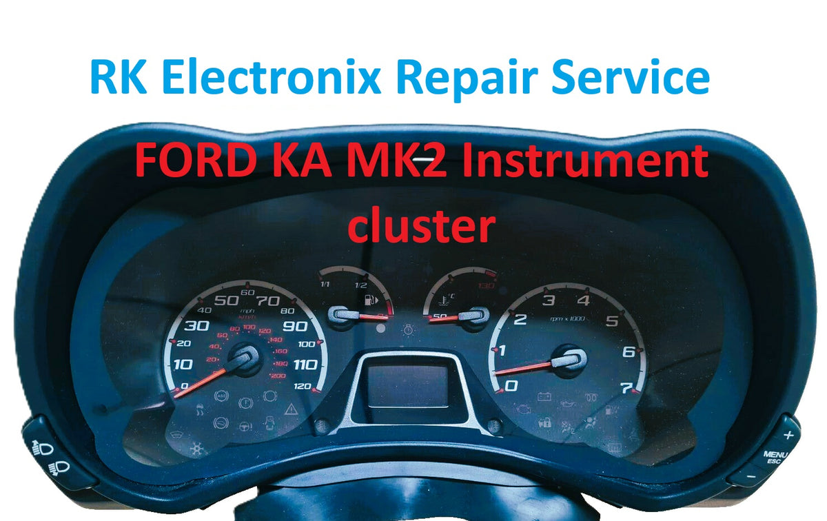 Ford KA MK2 Instrument Cluster Dashboard Clock 2009-2015 Repair Service