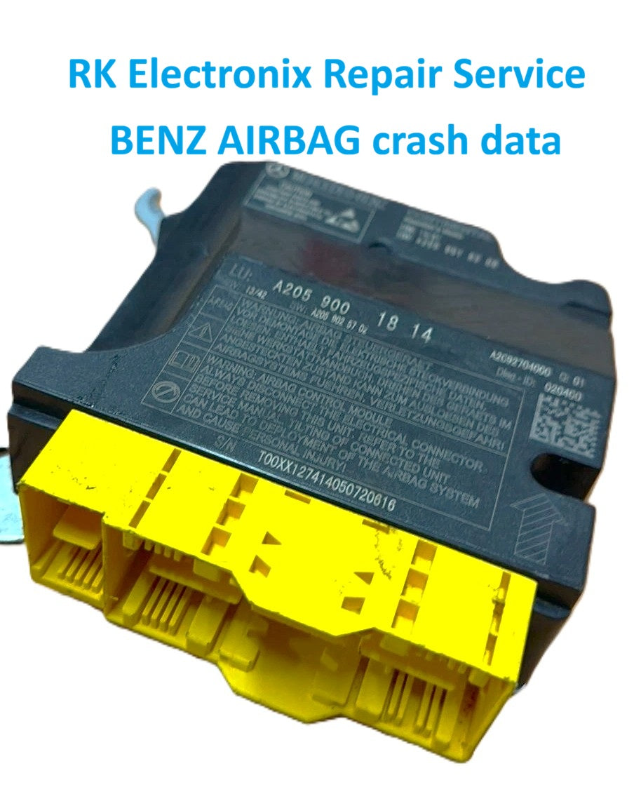 Benz A6 4B C5 Airbag Crash Data A2059006437 Repair Service