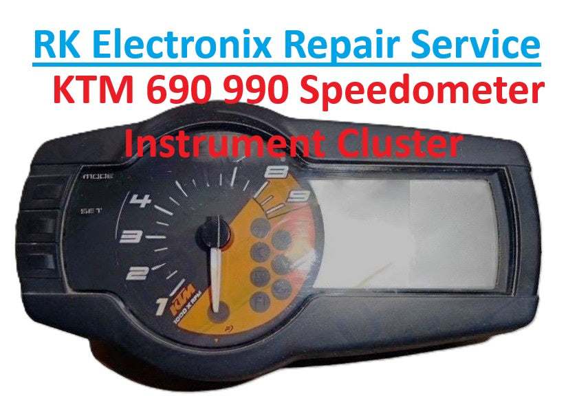 KTM 690 990 Speedometer Instrument Cluster Dashboard Clock Repair Service