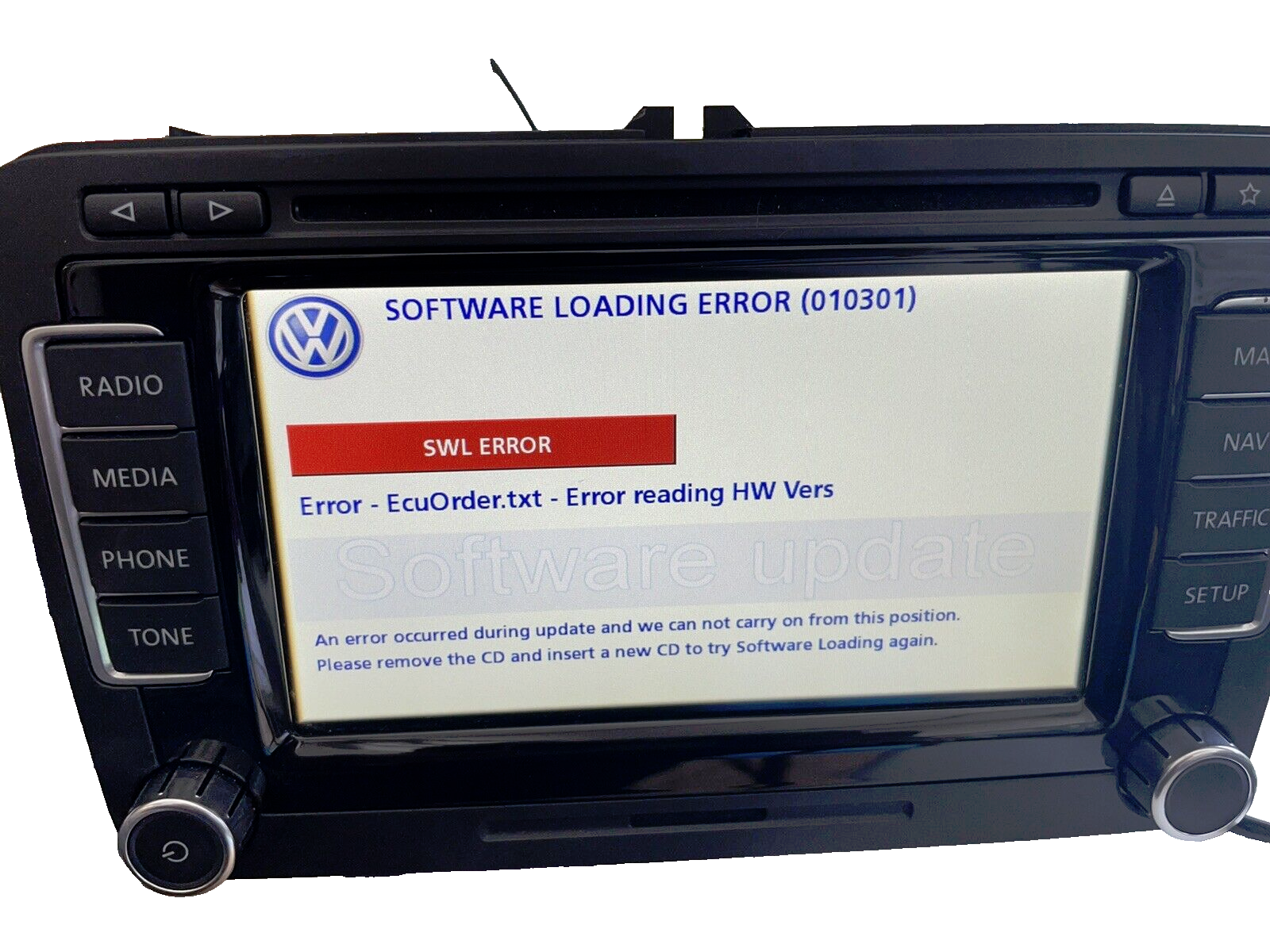VW Skoda Seat Radio Rns 510 Head Unit No Power No Display Repair Service_4